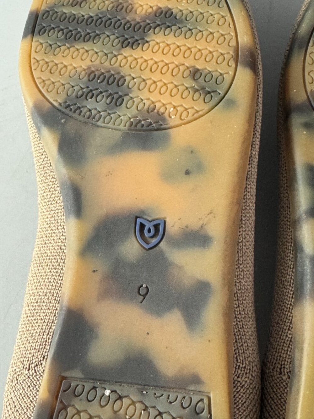 Rothy's The Point II Pointed Toe Flat, Khaki , Size 9 - Picture 10 of 16